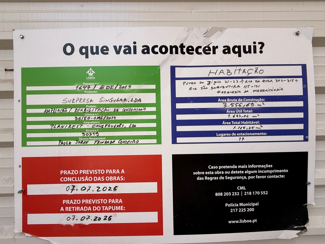 Pátheo da Lithographia - construction progress 2026-08-15